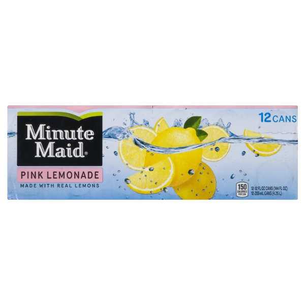 MINUTE MAID PINK LEMONADE 12PK
