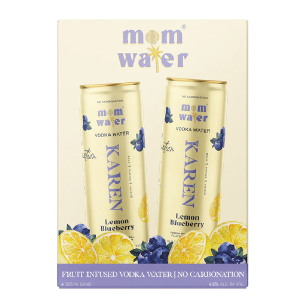 MOM WATER BLUBERRY LEMONADE 4PK