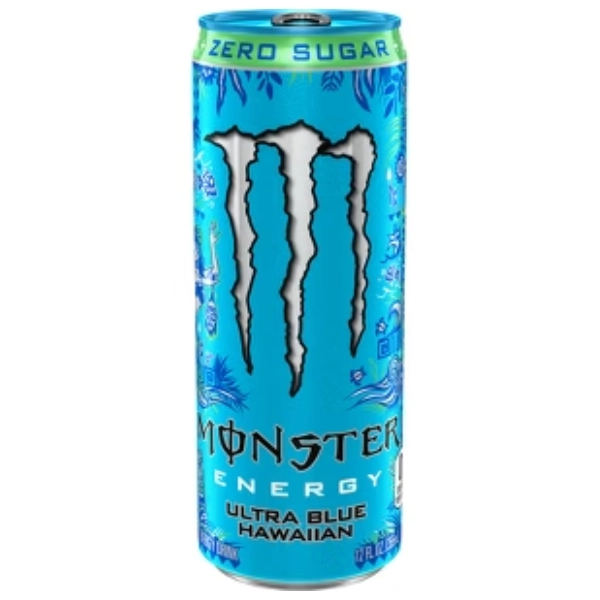 MONSTER ULTRA BLUE HAWAIIAN ZERO 12OZ