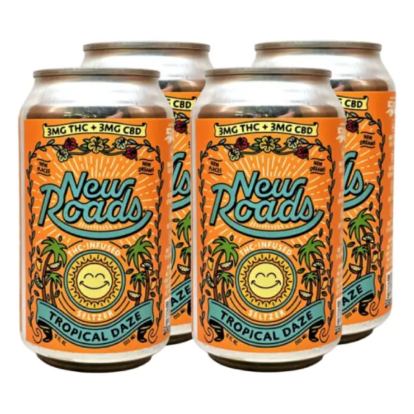 NEW ROADS TROPIC DAZE THC 4PK