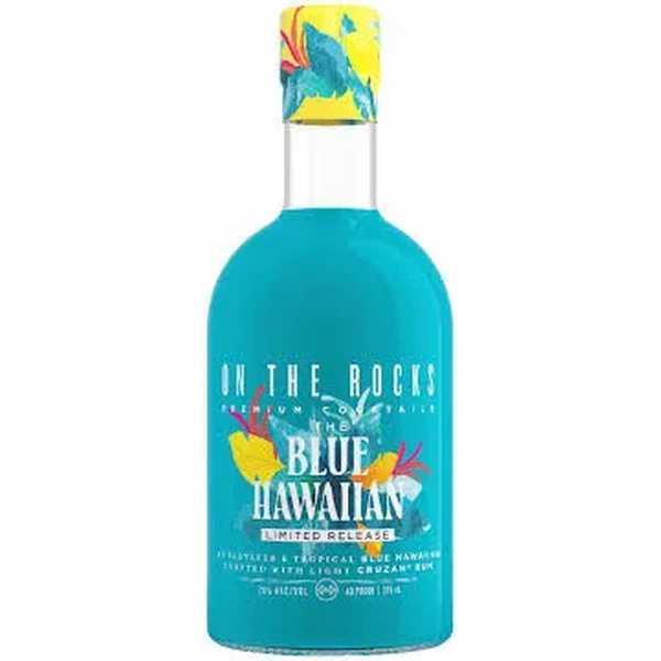 ON THE ROCKS BLUE HAWIIAN 750ML