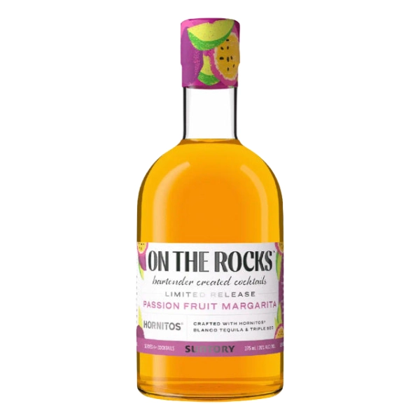ON THE ROCKS PASSION FRUIT MARGARITA 375ML