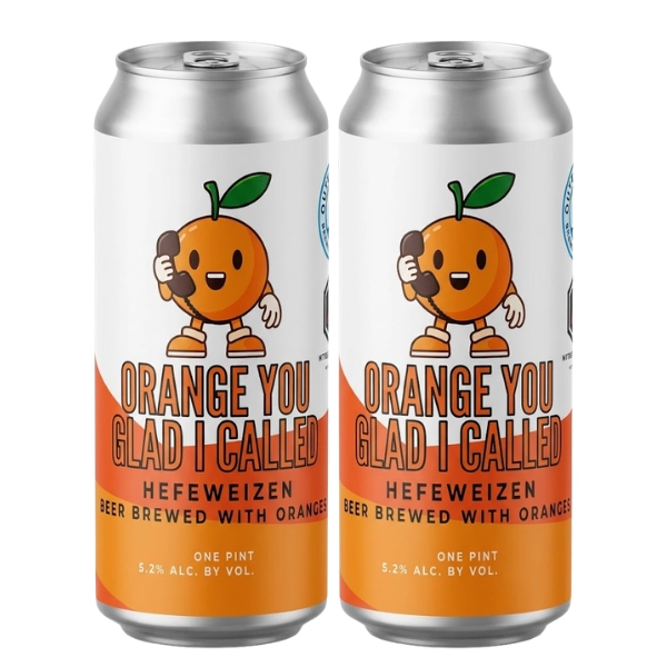 OUTER LIGHTS CANS ORANGE HEFEWEIZEN  4PK