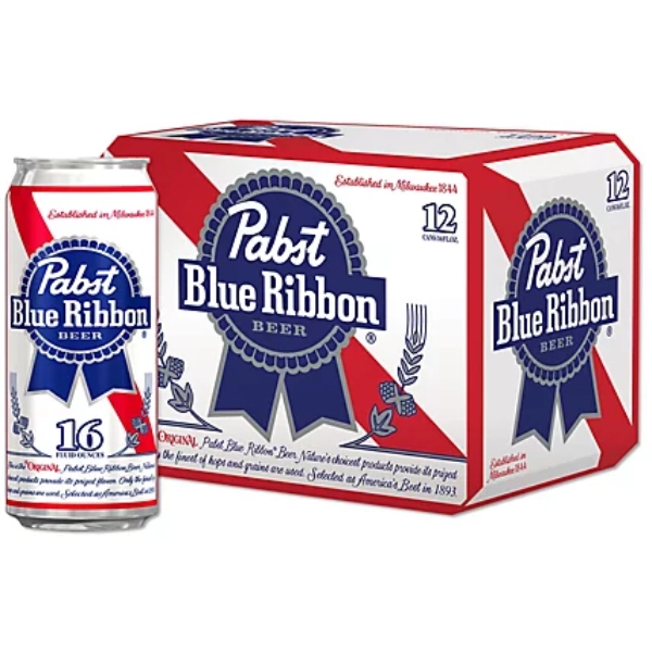 PABST BLUE RIBBON 16OZ 12PK CANS