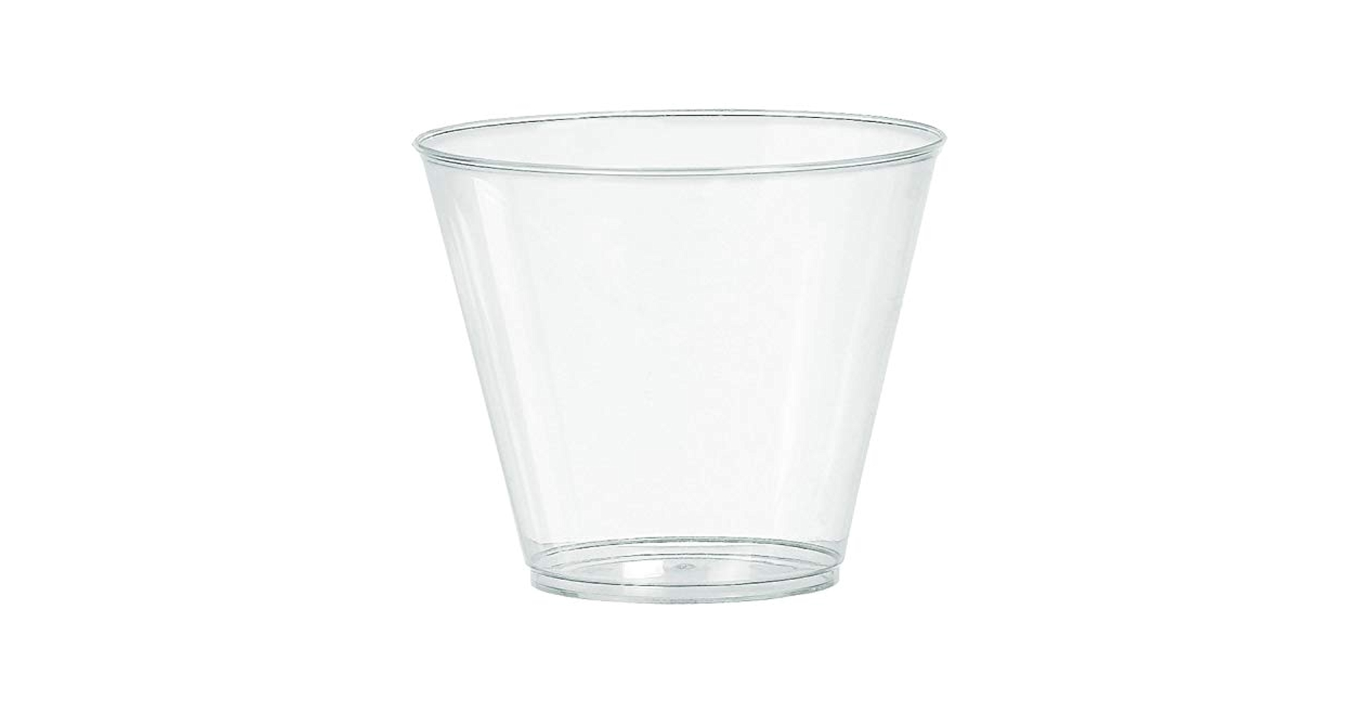 PLASTIC CUPS TUMBLERS 9OZ