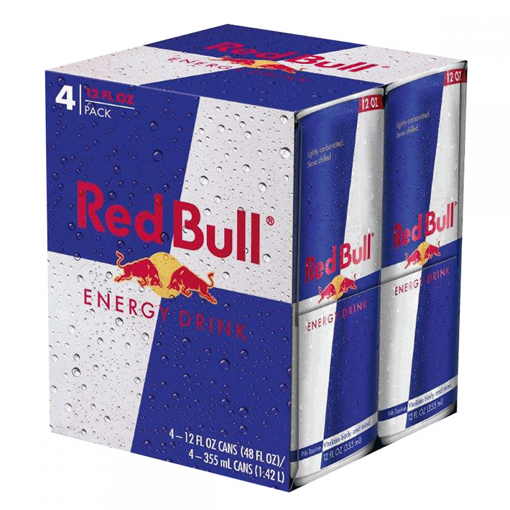 RED BULL ENERGY DRINK 4PK