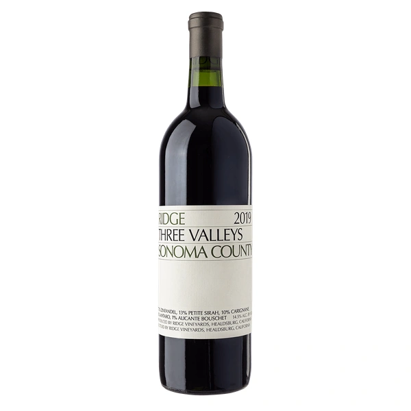 RIDGE WINE THREE VALLEYS 750ML