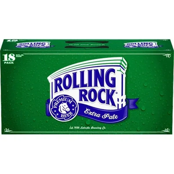 ROLLING ROCK CANS 18PK