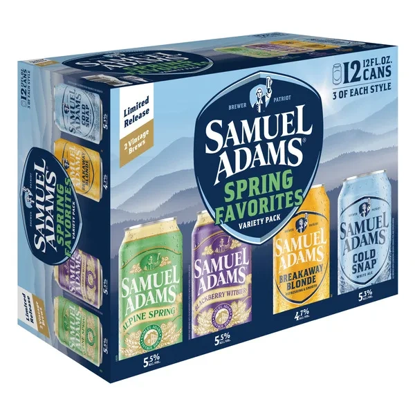 SAM ADAMS CANS SPRING FAVORITES 12PK