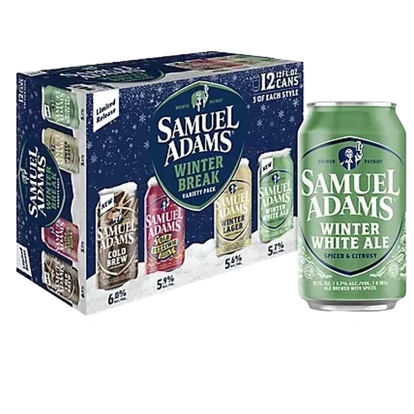SAM ADAMS CANS  WINTER BREAK VARIETY 12PK