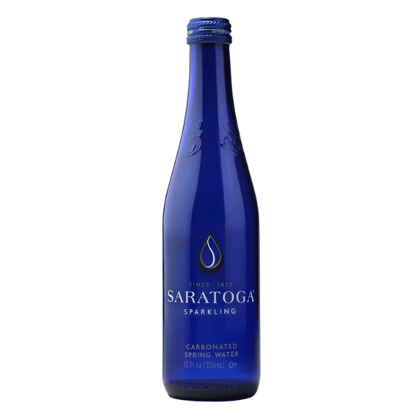 SARATOGA WATER 12OZ GLASS