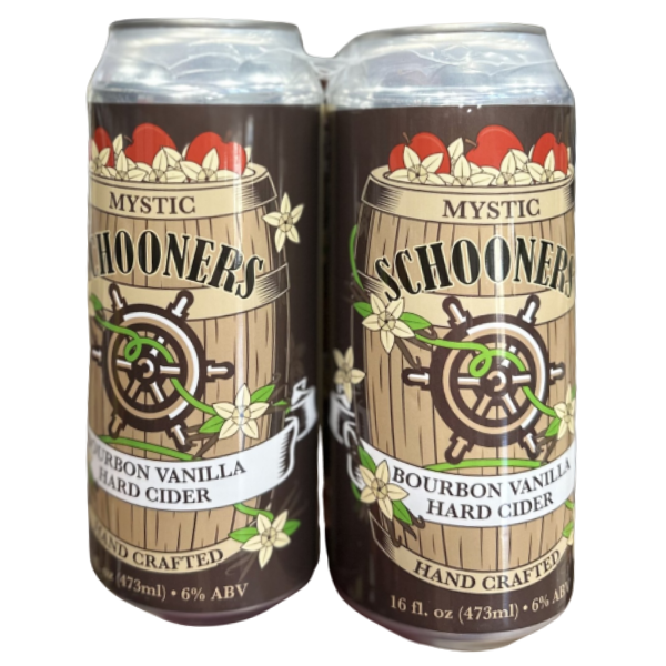 SCHOONERS BOURBON VANILLA CIDER 4PK