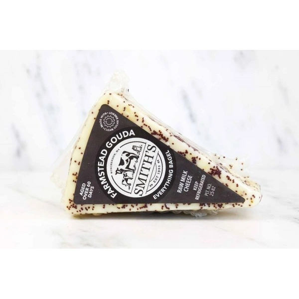 SMITHS FARMS EVERYTHING BAGEL GOUDA WEDGE