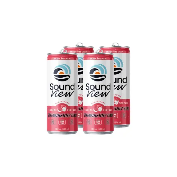 SOUND VIEW STRAWBERRY KIWI THC 4PK