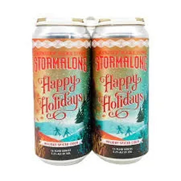 STORMALONG CIDER HAPPY HOLIDAYS 4PK
