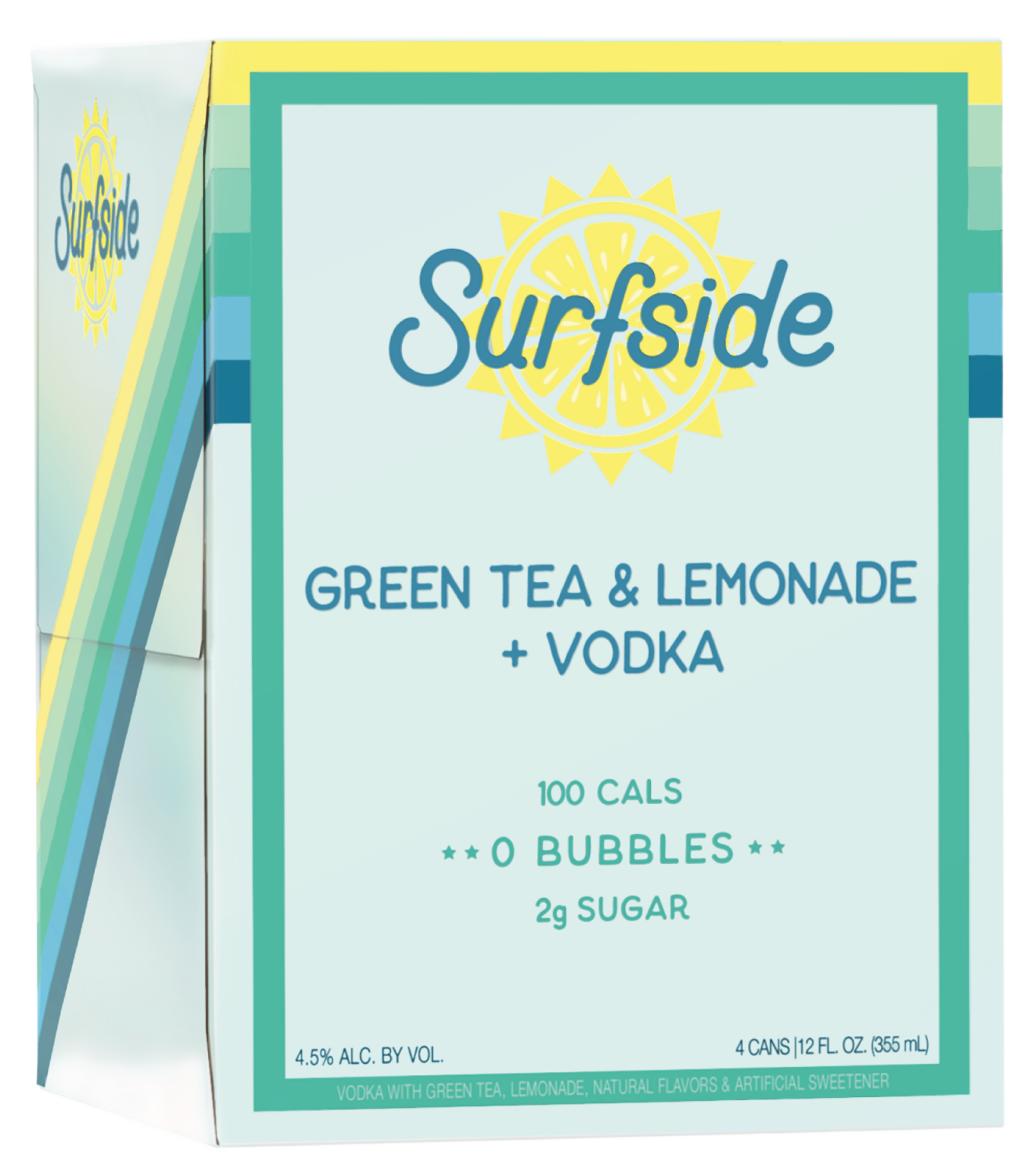 SURF SIDE GREEN TEA LEMONADE 4PK