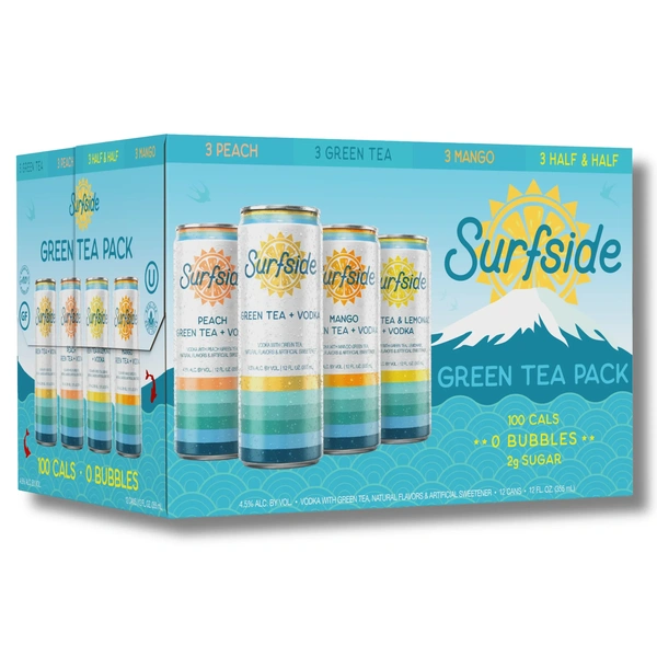 SURF SIDE GREEN TEA VARIETY 12PK