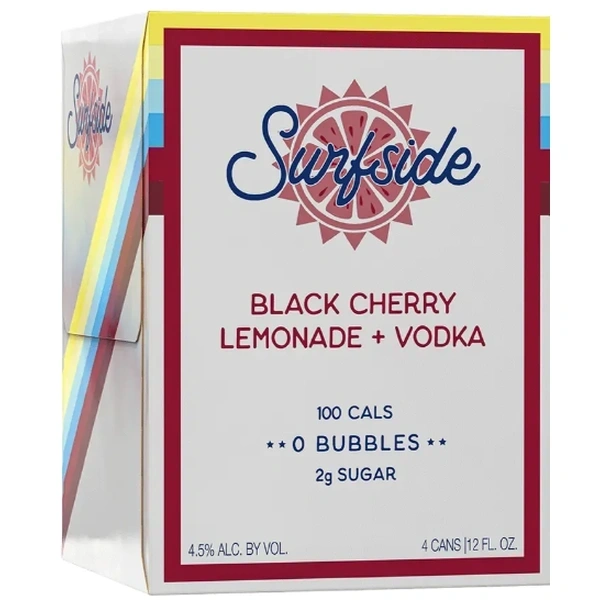 SURF SIDE LEMONADE BLACK CHERRY 4PK