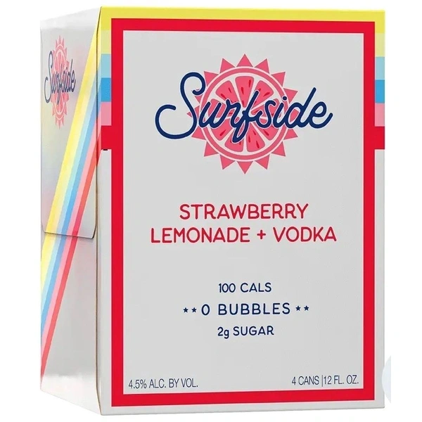 SURF SIDE LEMONADE STRAWBERRY 4PK