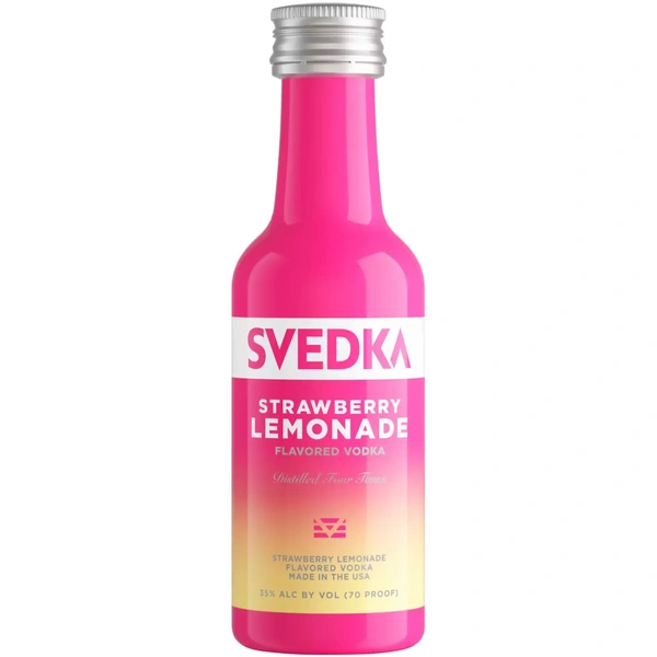 SVEDKA STRAW/LEMONADE (12) 50ML