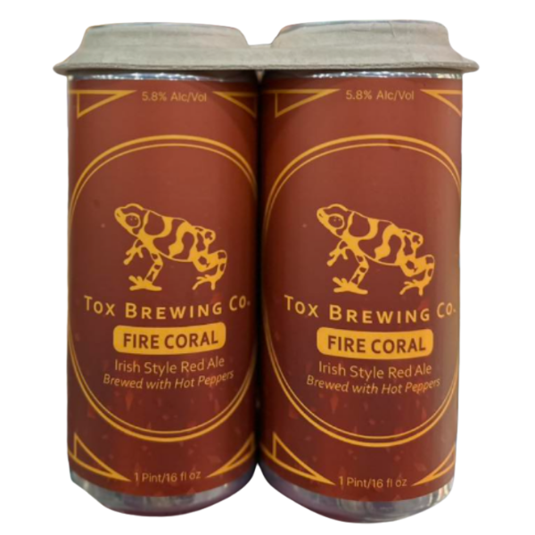 TOX BREWING FIRE CORAL 4PK