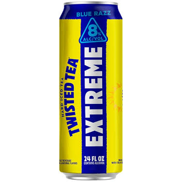 TWISTED TEA EXTREME BLUE RAZZ 25OZ