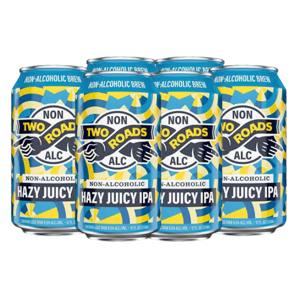 TWO ROADS CANS N/A HAZY IPA 6PK