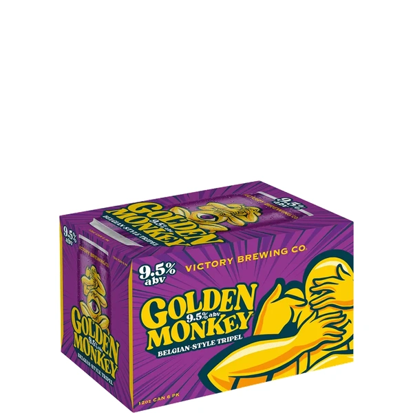 VICTORY BREWING CANS GOLDEN MONKEY 6PK