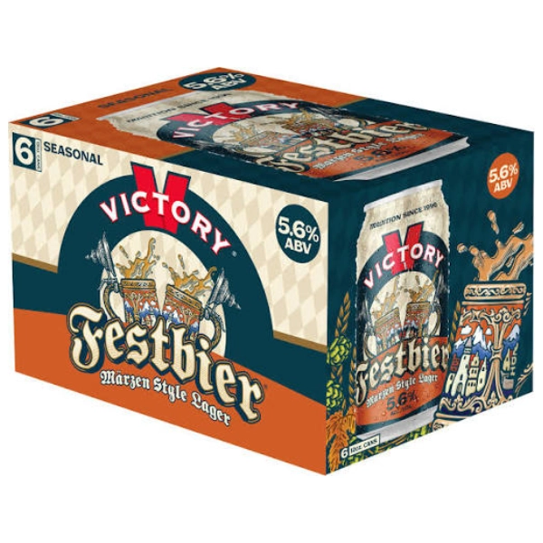 VICTORY BREWING FEST BIER CANS 6PK