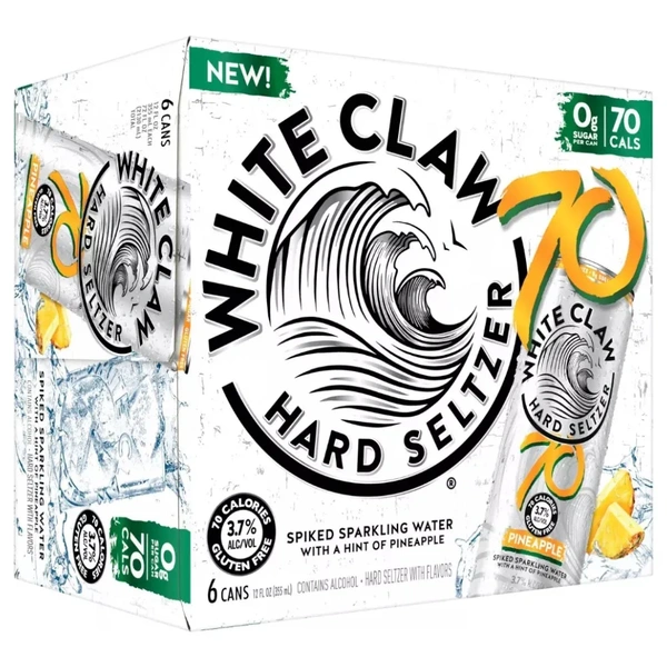 WHITE CLAW PINEAPPLE 6PK