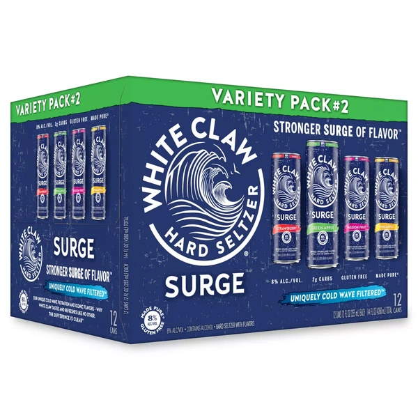WHITE CLAW SURGE VARIETY #2 12PK