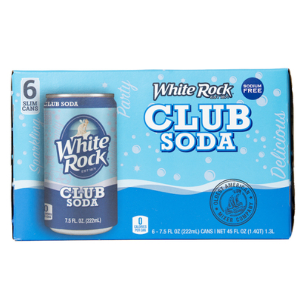 WHITE ROCK CLUB SODA 6PK