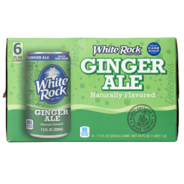 WHITE ROCK GINGER ALE 6PK