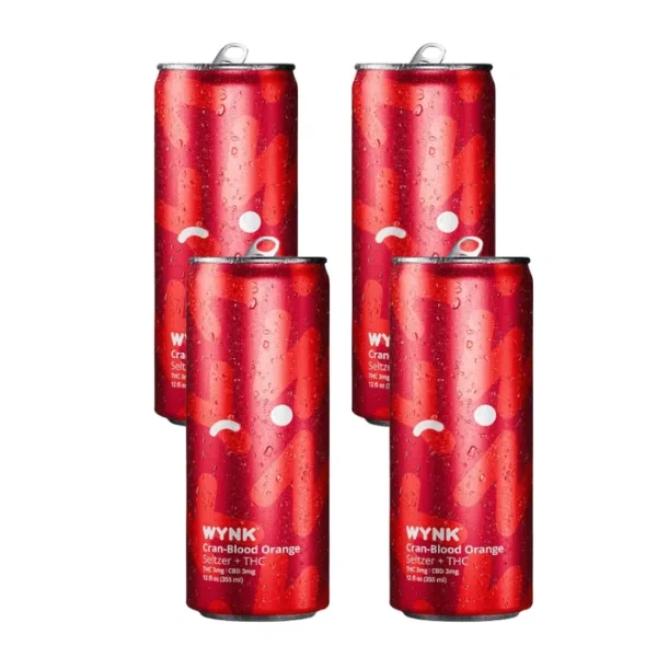 WYNK THC(3) CRAN/BLOOD ORANGE 4PK