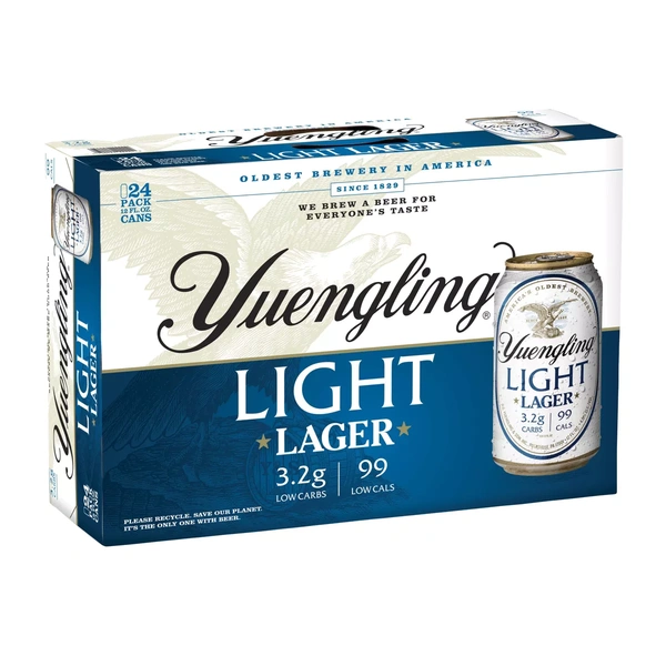 YUENGLING LIGHT CANS 24PK