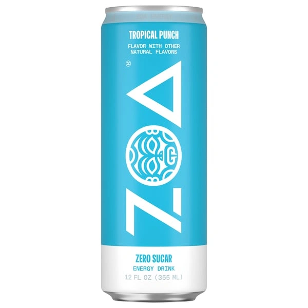 ZOA TROPICAL PUNCH ENERGY DRINK 12OZ